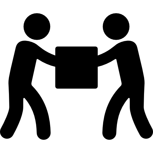 men carrying a box